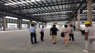 高新區(qū)管委會劉亞東主任調(diào)研我司承建的通晟汽車、全智機(jī)械項(xiàng)目